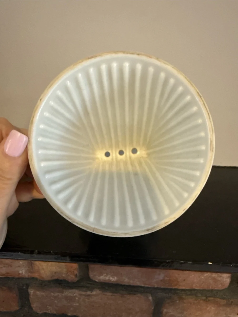 102 White Ceramic Coffee Dripper - White